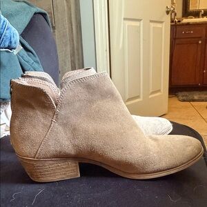 Women's Tan Suede Ankle Boots